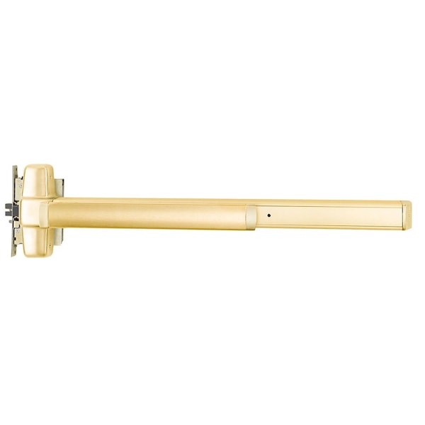 Grade 1 Mortise Exit Device, Wide Stile Pushpad, 36-in, Classroom Function, Lever with Escutcheon, H
